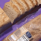 Bread SRSLY gum-free, rice-free sourdough value pack on a purple background.