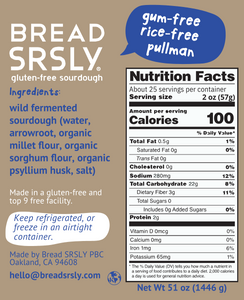 Gum-Free, Rice-Free Sourdough Value Pack (2 XL Loaves)