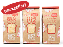 Load image into Gallery viewer, Bread SRSLY gluten-free sourdough bread pictured front facing on a white background. Bestseller!