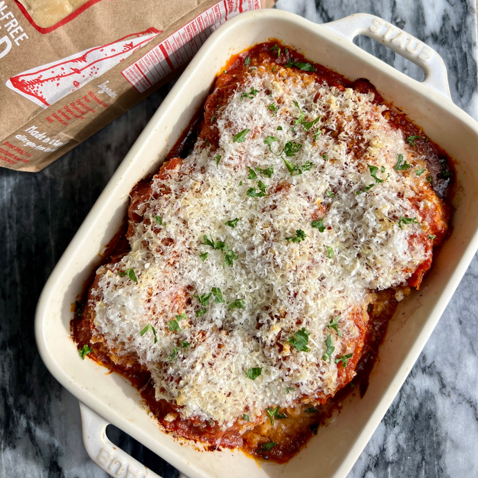 Chicken Parmesan Meatballs (Gluten-Free, Egg-Free)