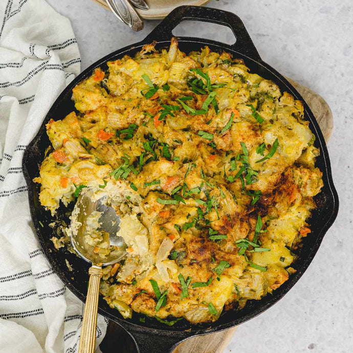 Potato Stuffing Recipe (Gluten-Free, Dairy Free)