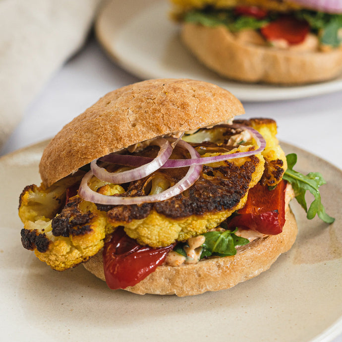 Cauliflower Steak Sandwich w/ Herb Aioli
