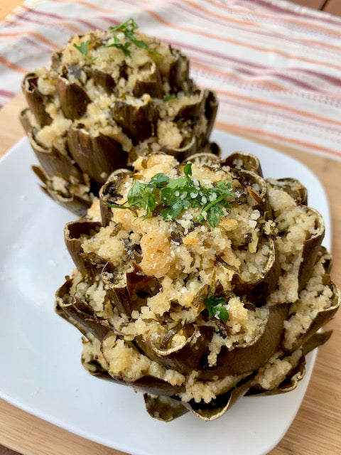 GLUTEN FREE ITALIAN STUFFED ARTICHOKES