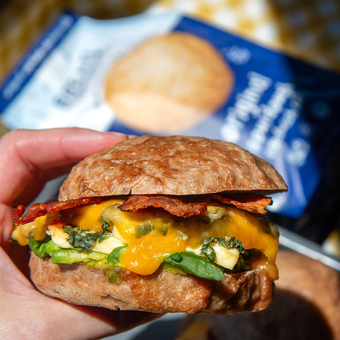 Healthy High Protein Breakfast Sandwich