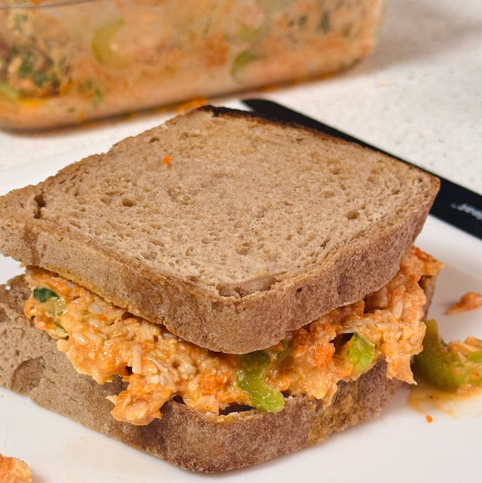 Healthy BBQ Chicken Salad Sandwich