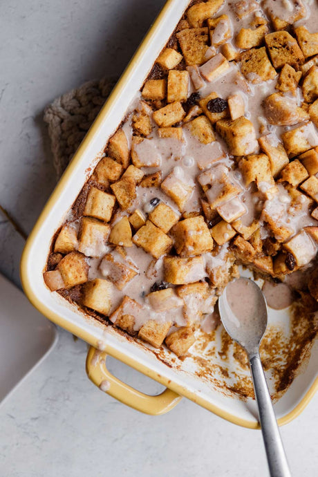 Pumpkin Apple Bread Pudding (Gluten & Dairy Free)
