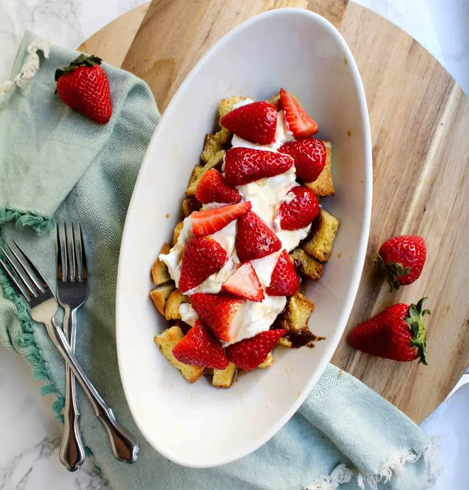 Gluten-Free Strawberry Breakfast Strata