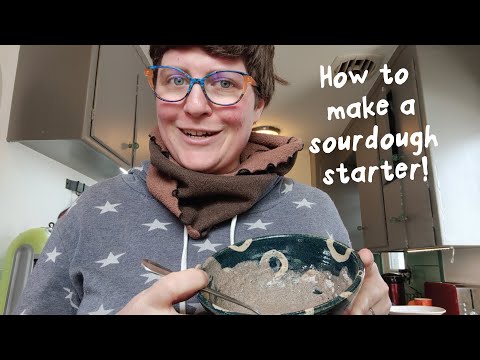 HOW TO MAKE A SOURDOUGH STARTER (FROM SCRATCH!)