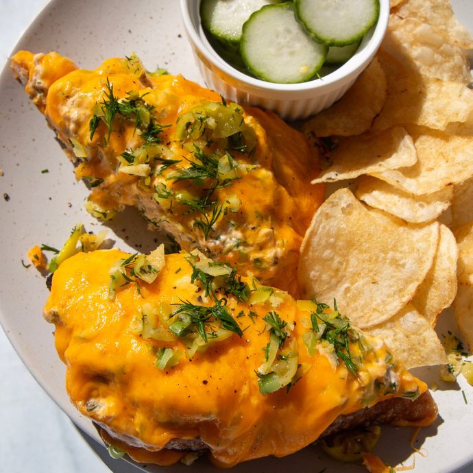 Zesty Open-Faced Tuna Melt (Gluten-Free)