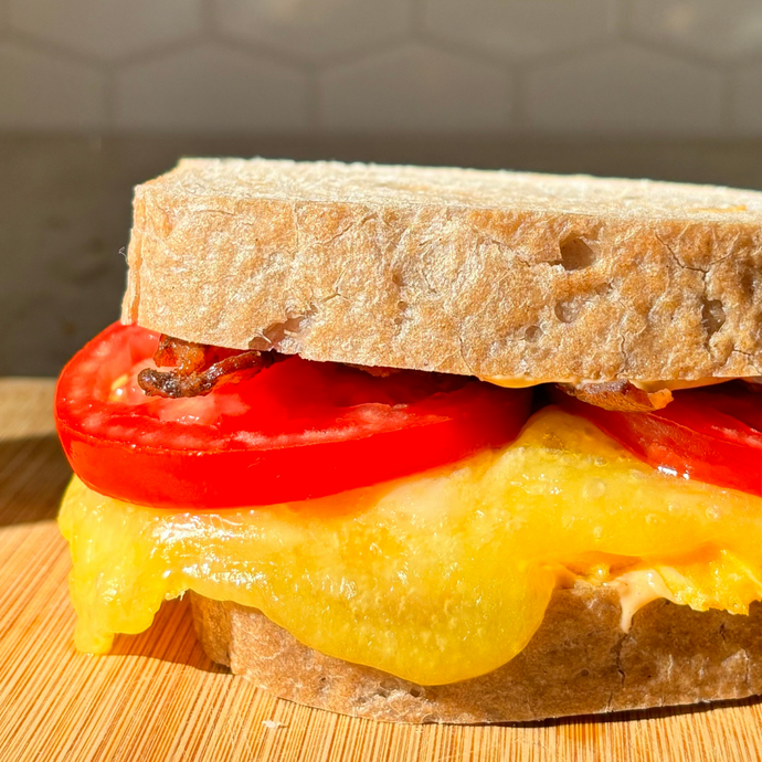 Gluten-Free Bacon, Egg & Cheese Sandwich