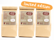 Load image into Gallery viewer, Three bags of &#39;Bread Srsly&#39; Pumpkin Spice loaves with a &#39;limited edition&#39; label on a white background

