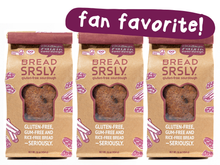 Load image into Gallery viewer, 3 pack of Gluten-Free Bread SRSLY Cinnamon Raisin Sourdough