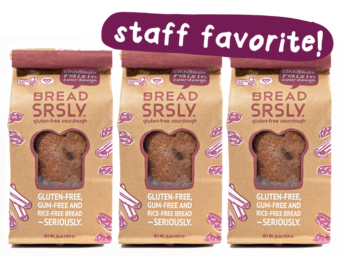 Bread SRSLY Gluten-Free Cinnamon Raisin Sourdough
