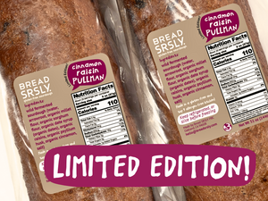 Cinnamon Raisin Gluten-Free Sourdough Value Pack (2 XL Loaves)